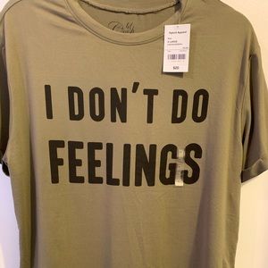 “NWT” green olive shirt